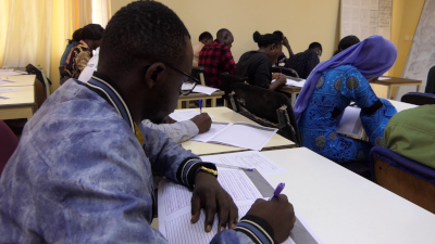 Candidats des pays partenaires aux tests de niveau d’entrée à l’ENAREF